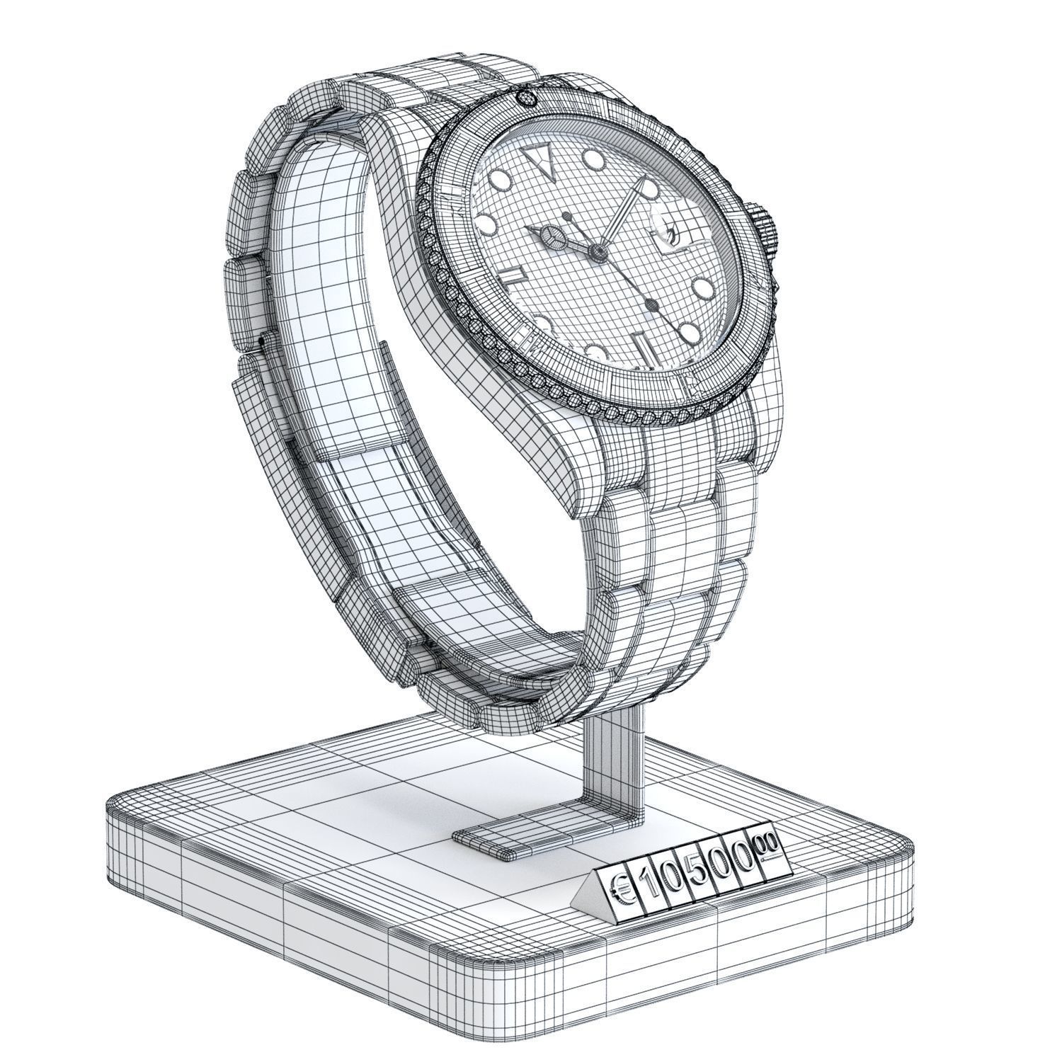 Rolex - Submariner Date 3D model_6