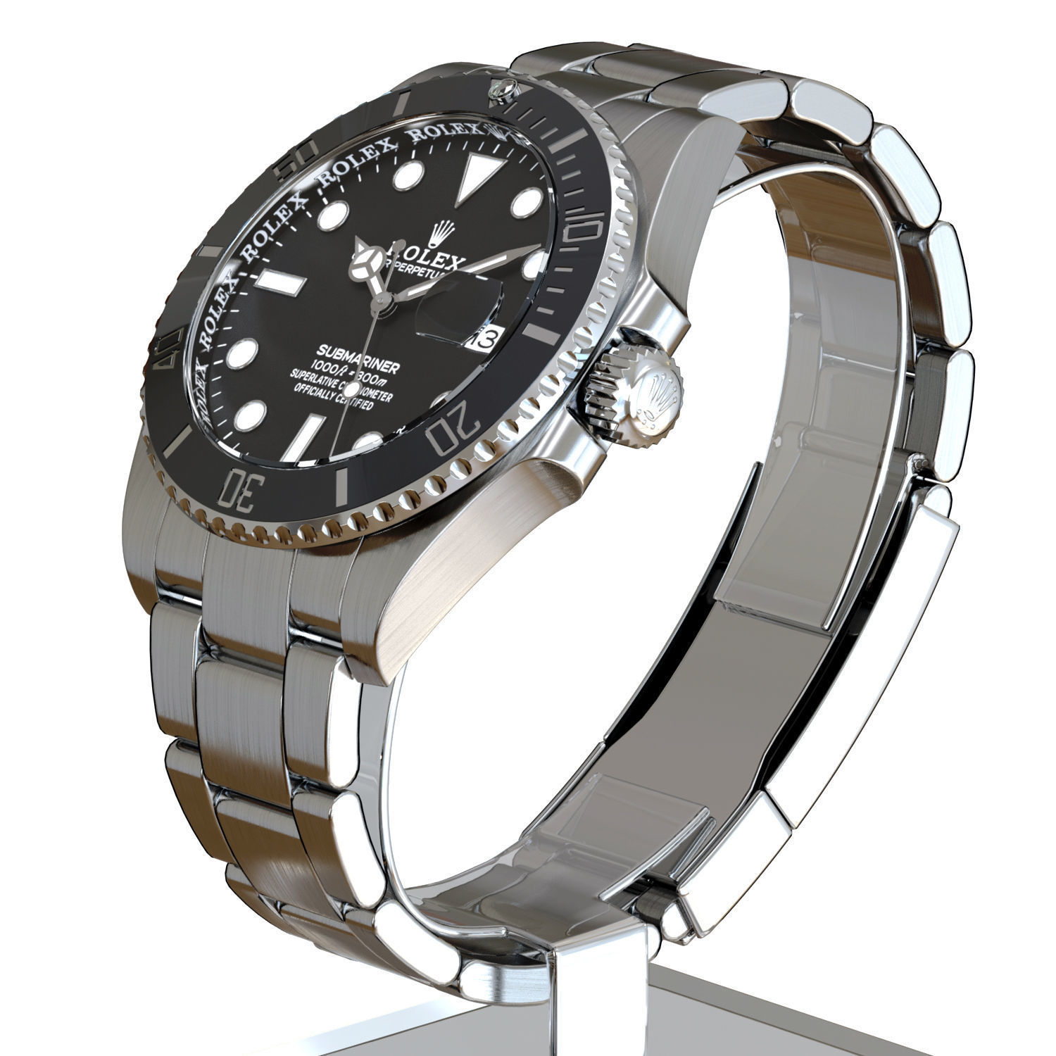 Rolex - Submariner Date 3D model_2