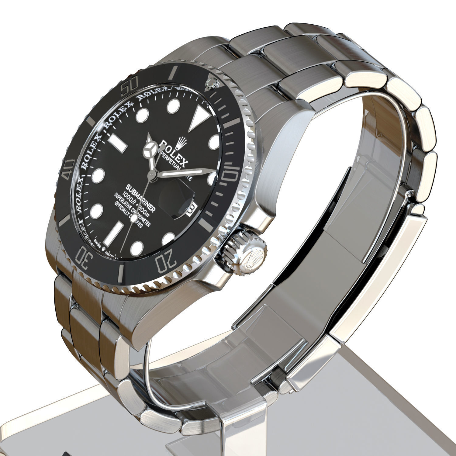 Rolex - Submariner Date 3D model_4
