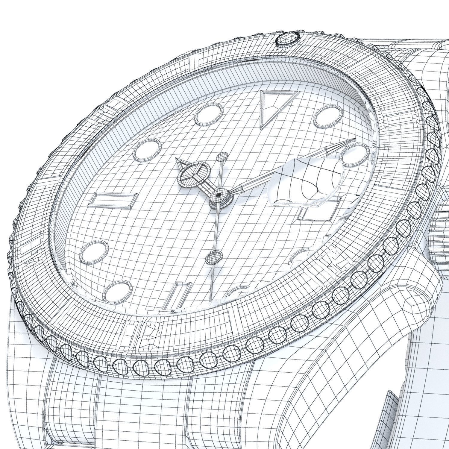 Rolex - Submariner Date 3D model_11