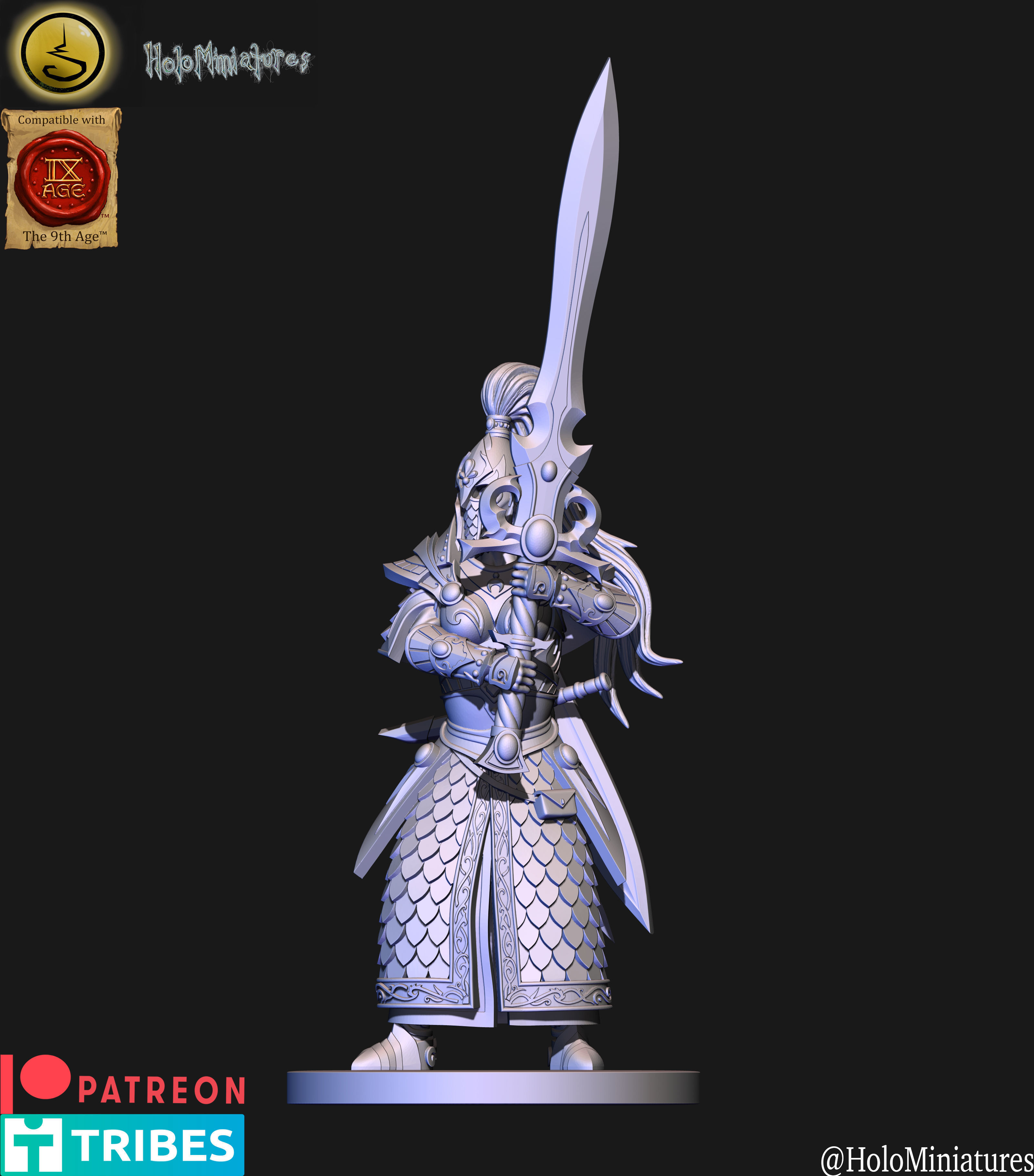 High elves Swordmasters elf 3D print model_6