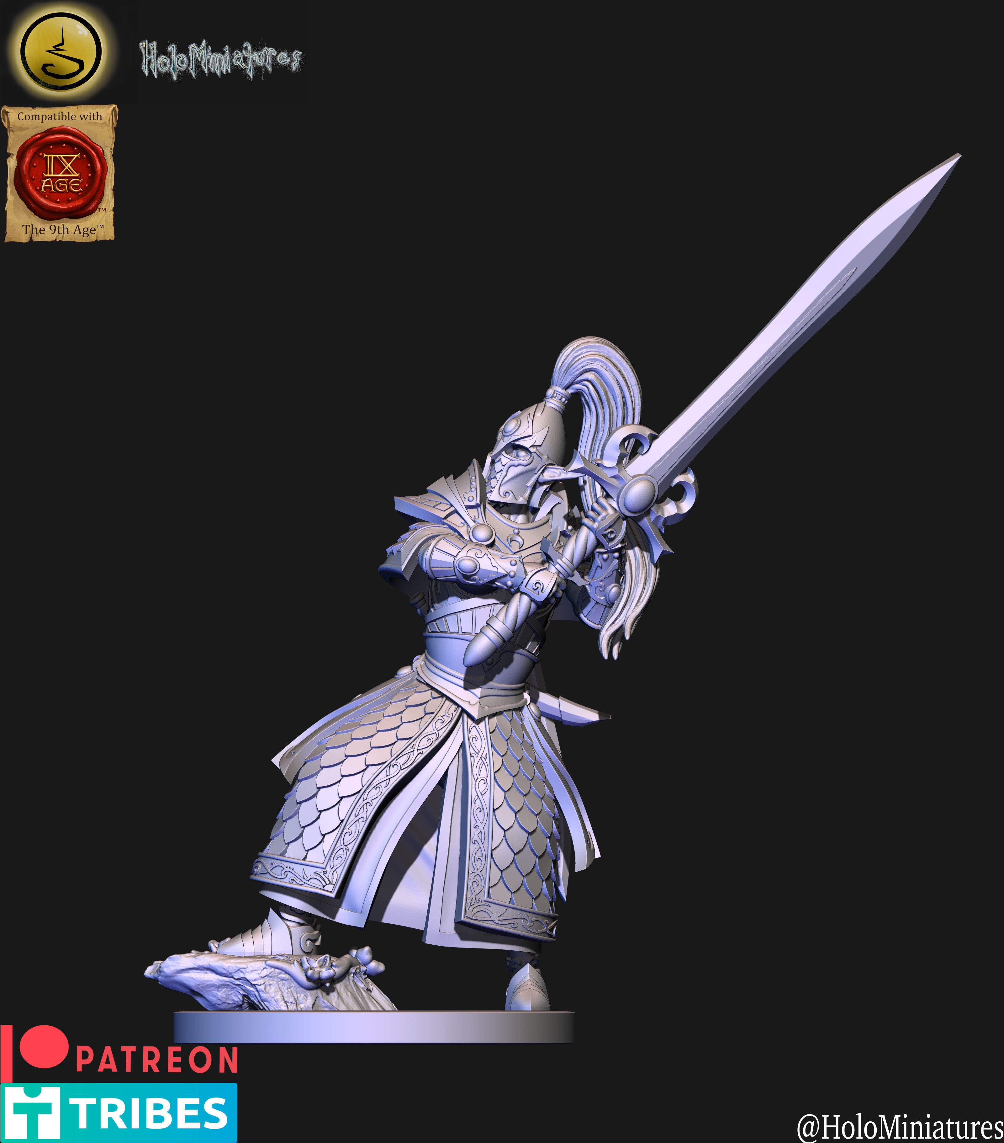 High elves Swordmasters elf 3D print model_7
