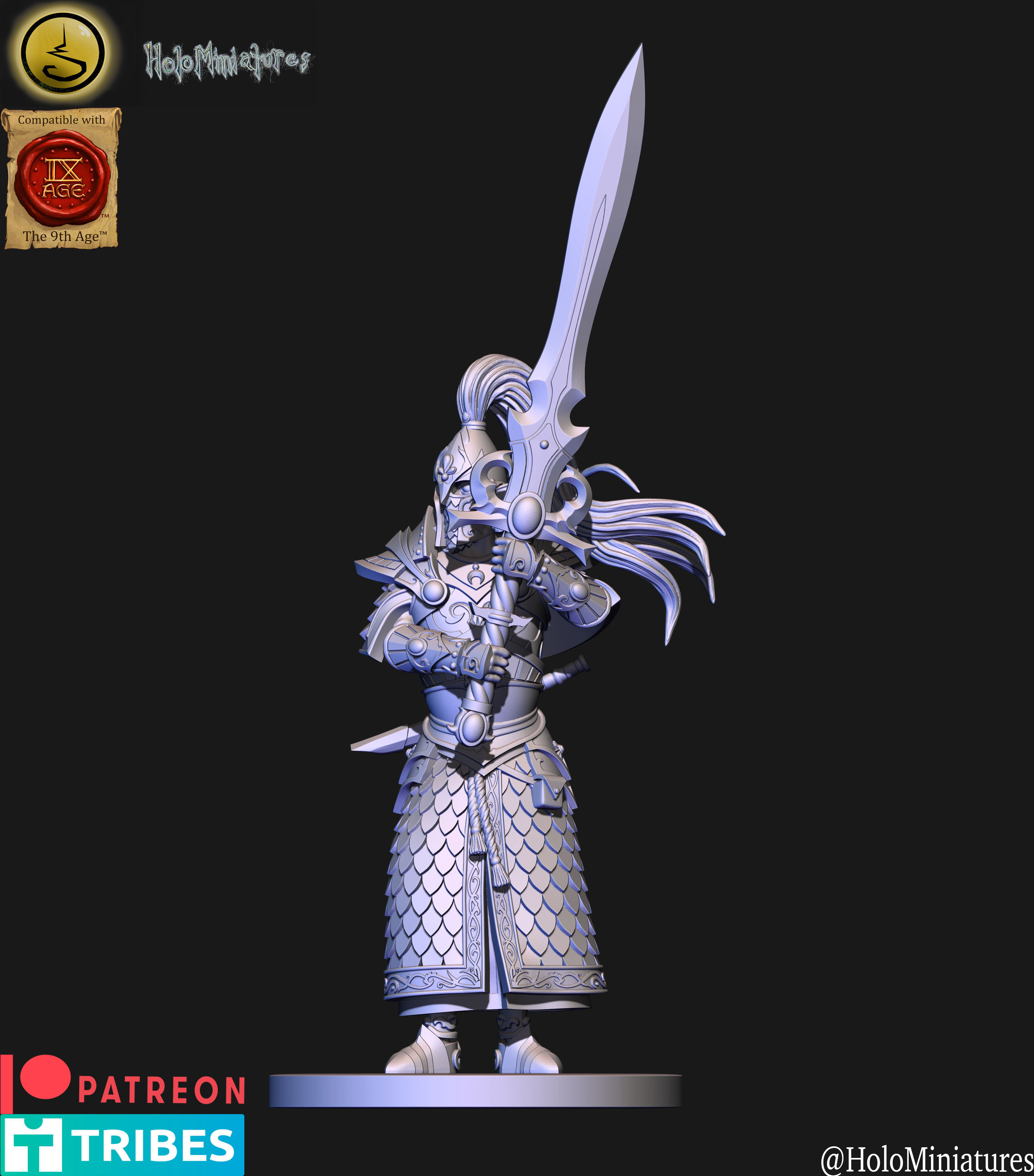 High elves Swordmasters elf 3D print model_12