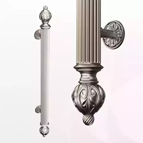 Classic Door Handle 06 Chrome