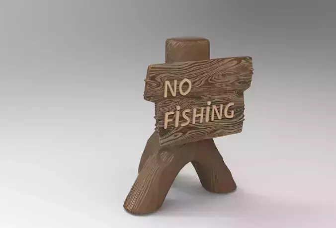 No Fishing Decor
