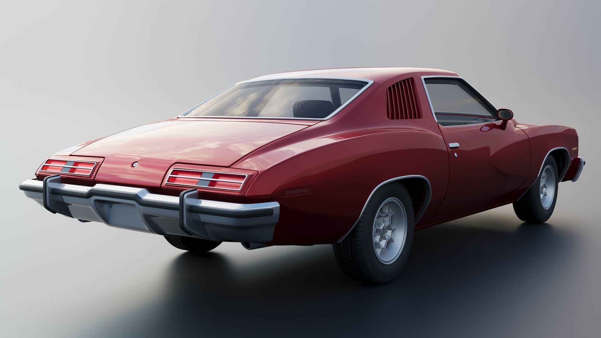 Pontiac GTO 1973 3D print model_5