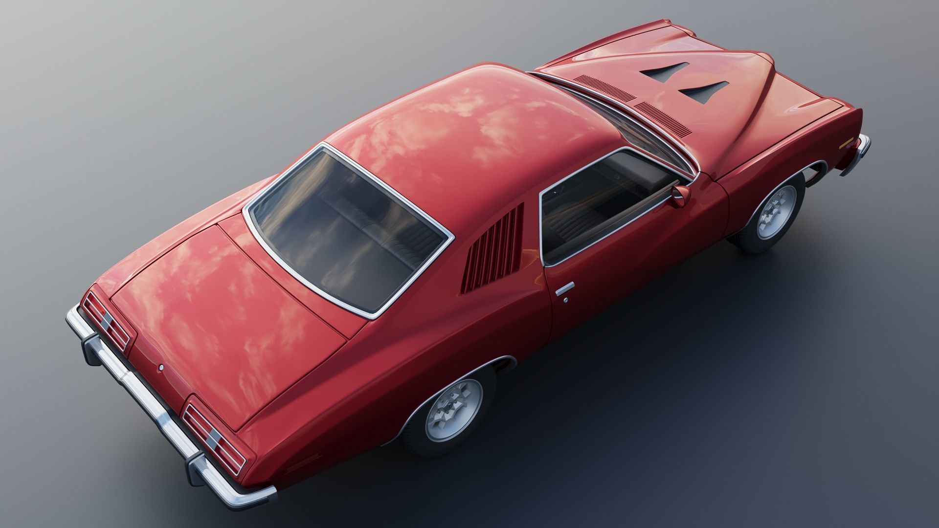 Pontiac GTO 1973 3D print model_6