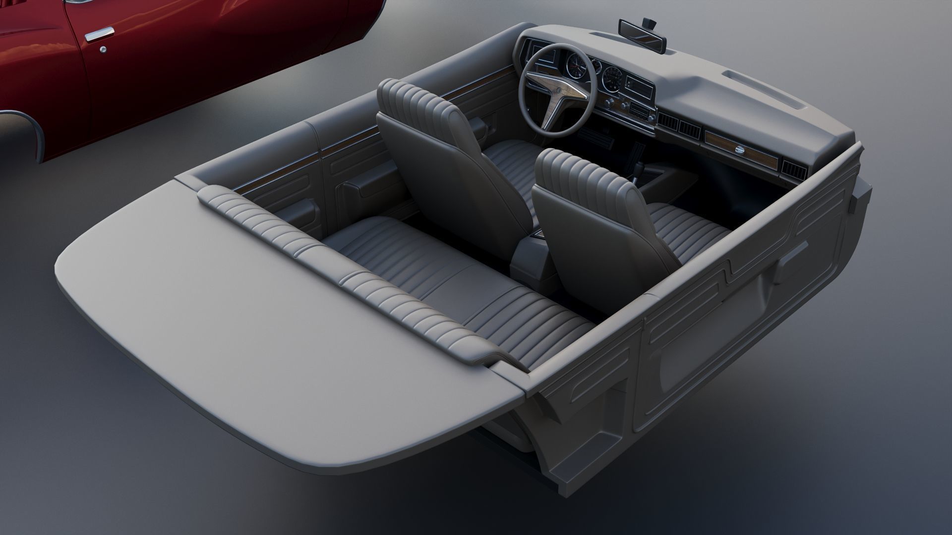 Pontiac GTO 1973 3D print model_24