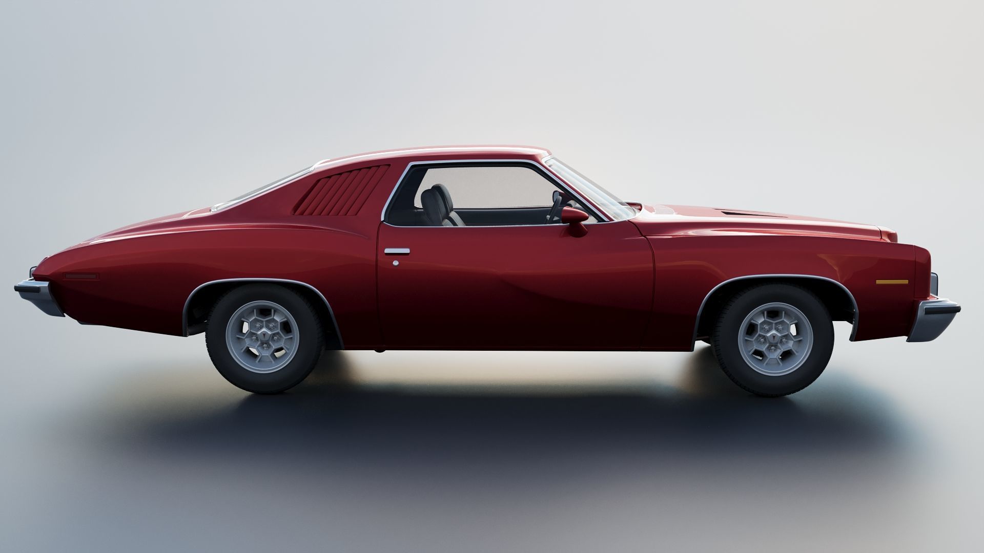 Pontiac GTO 1973 3D print model_7