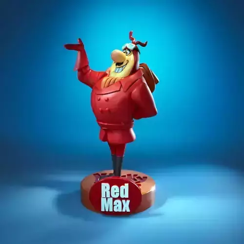 Red Max - The Wacky Races 3D print model