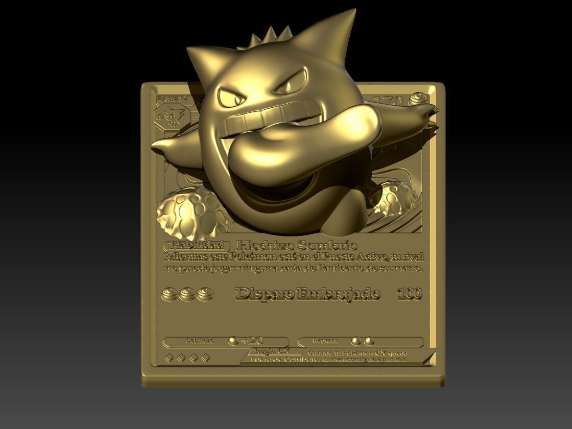 Gengar tcg 3D print model_8
