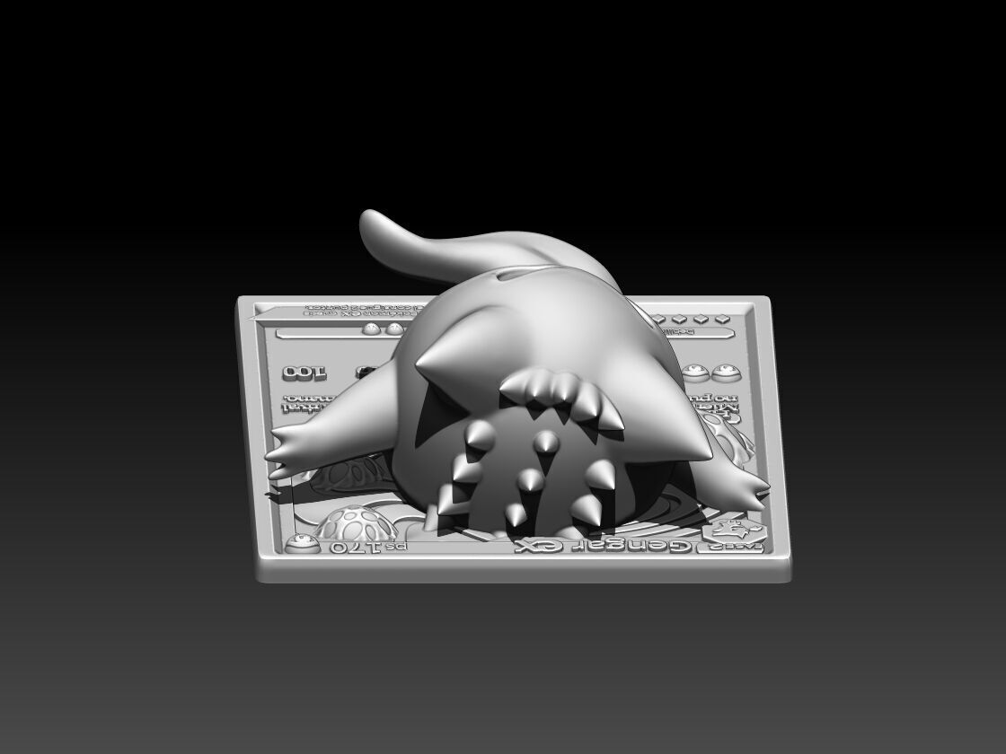 Gengar tcg 3D print model_6