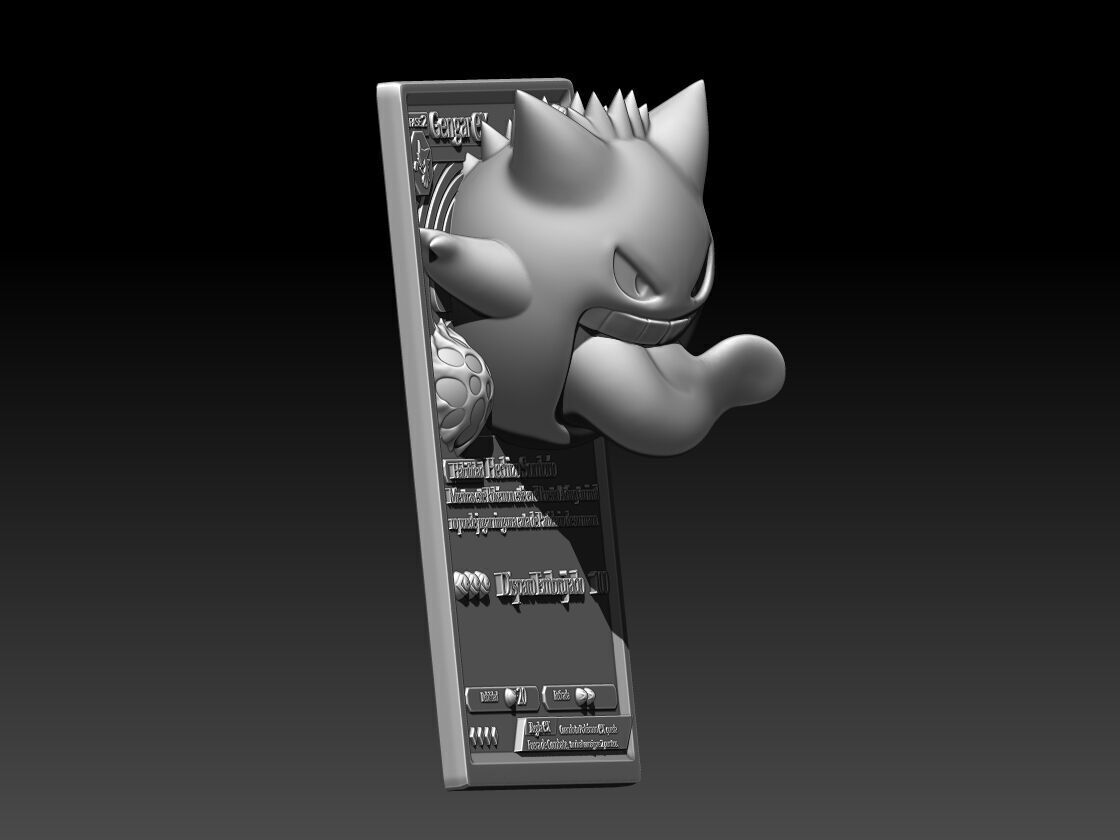 Gengar tcg 3D print model_5
