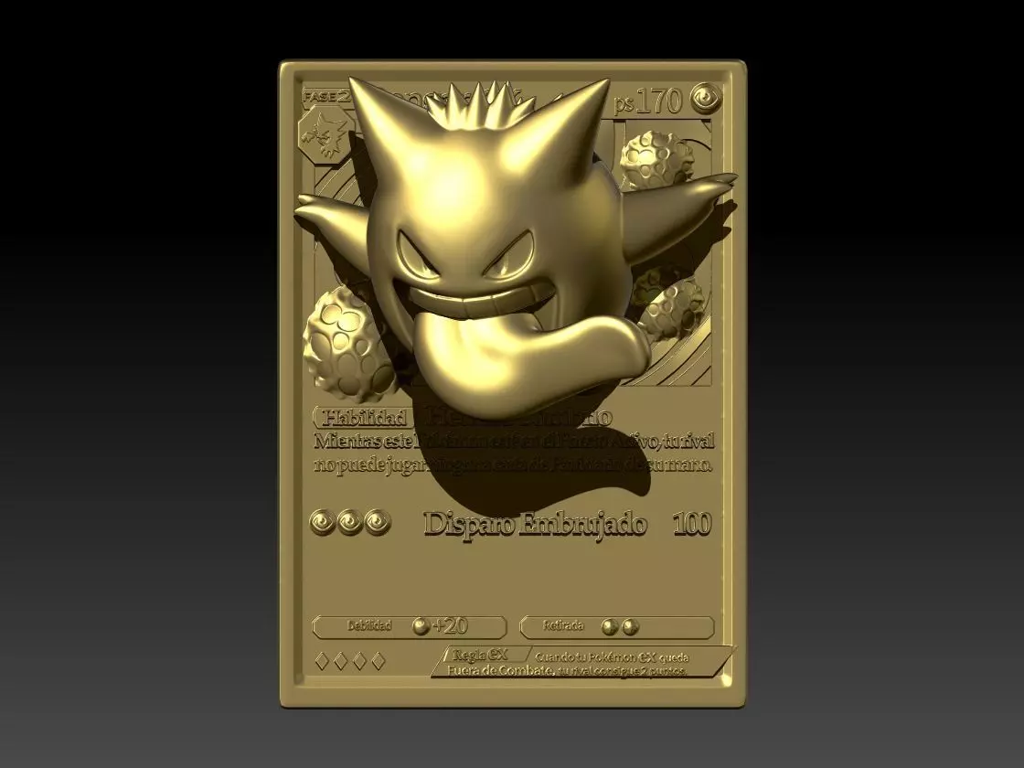 Gengar tcg 3D print model_0