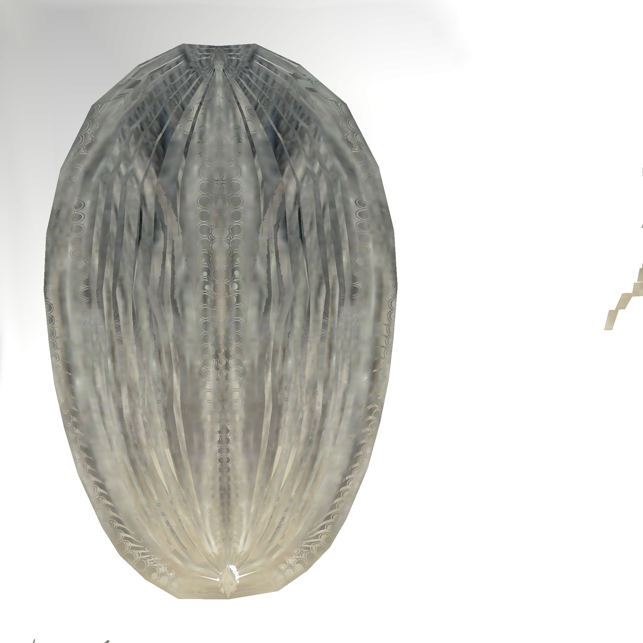 Rigged and animated white horse Low-poly 3D model_19