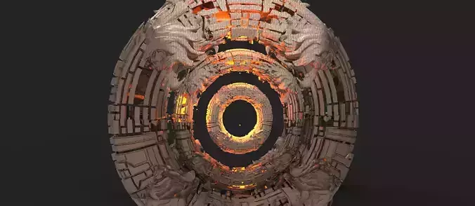 Angel Ascension rings  Kitbash