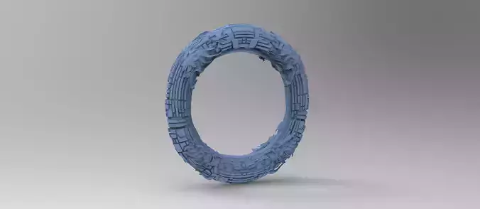 Angel Ascension rings 5 3D model