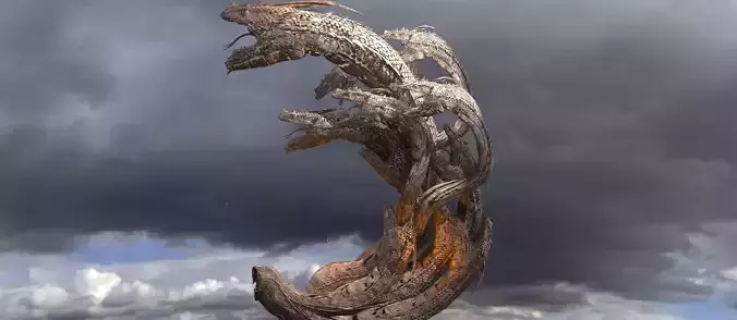 Serpents Hive sculpture skin 2