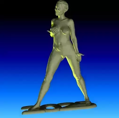 2025 nude female figurine 3D print model