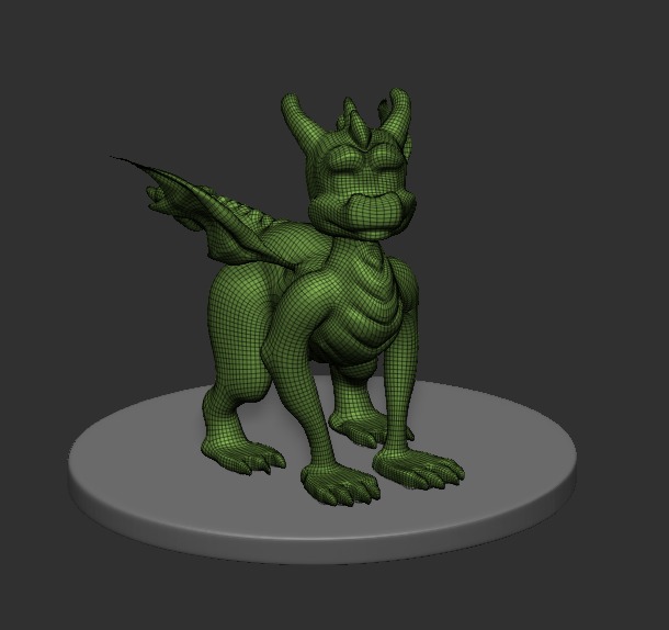 Cartoon Dragon 3D print model_4
