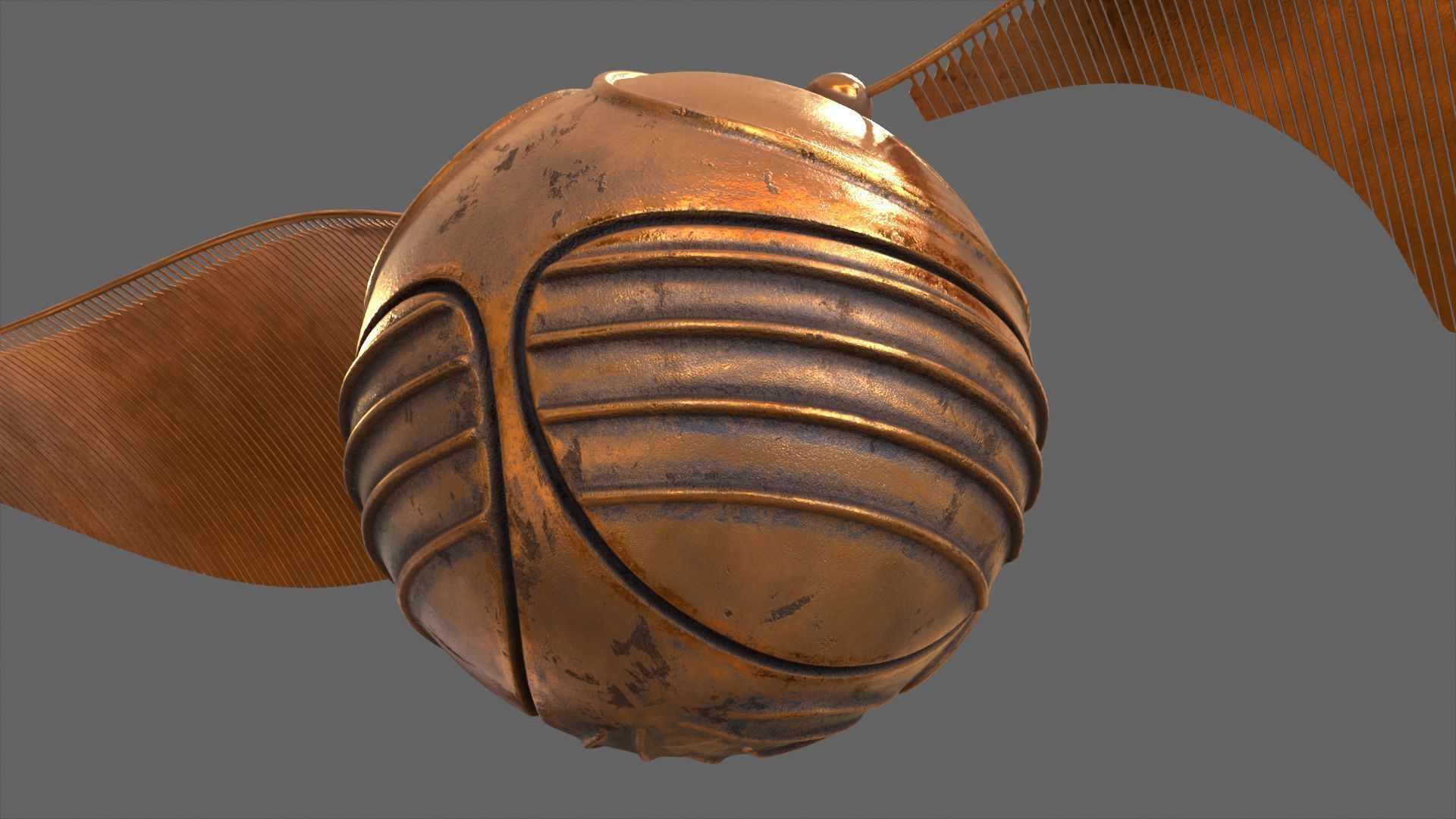 Golden Snitch - Harry Potter 3D model 3D model_5