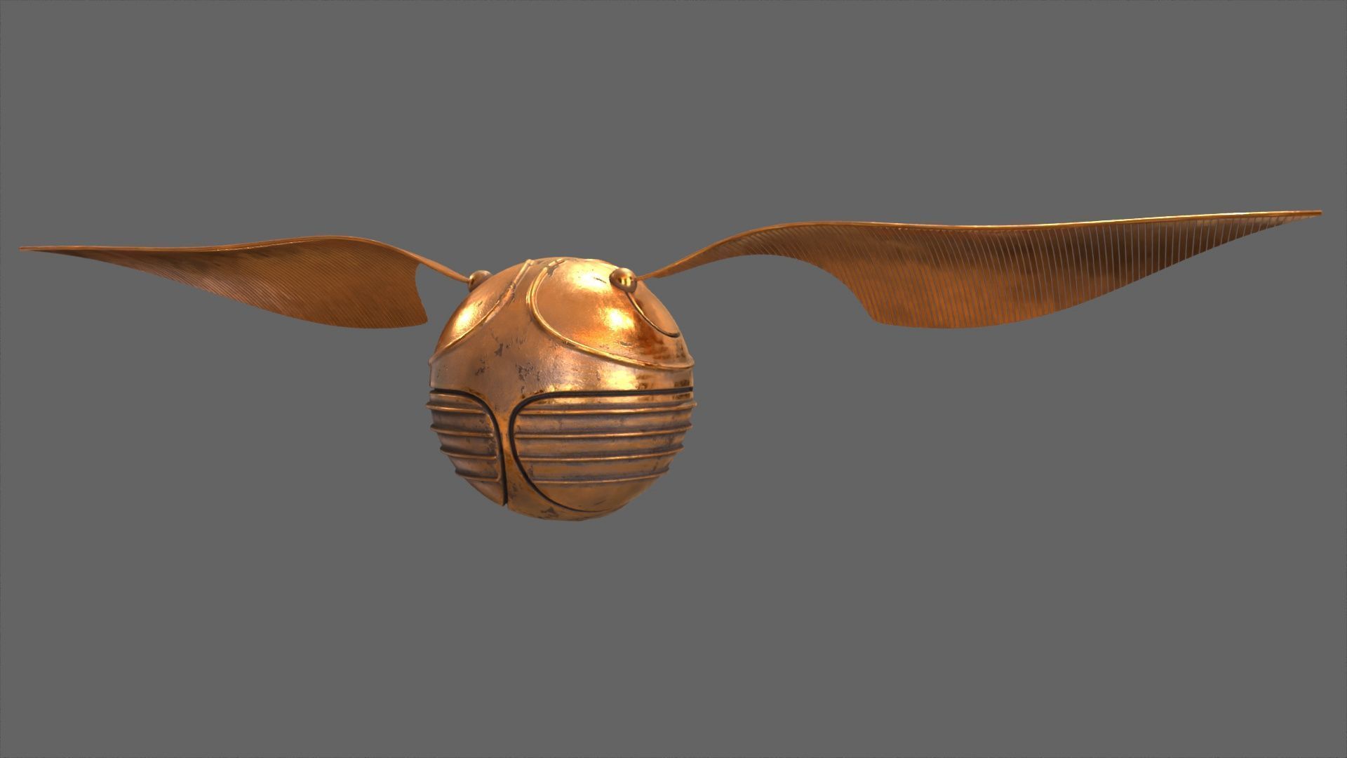 Golden Snitch - Harry Potter 3D model 3D model_2