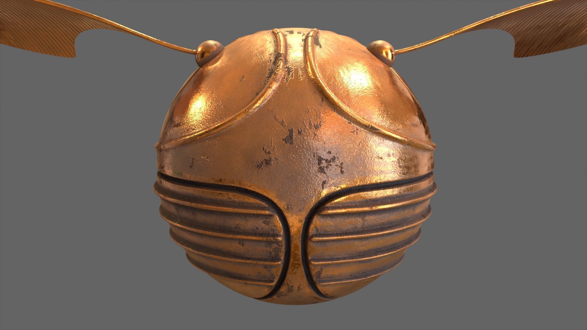 Golden Snitch - Harry Potter 3D model 3D model_4