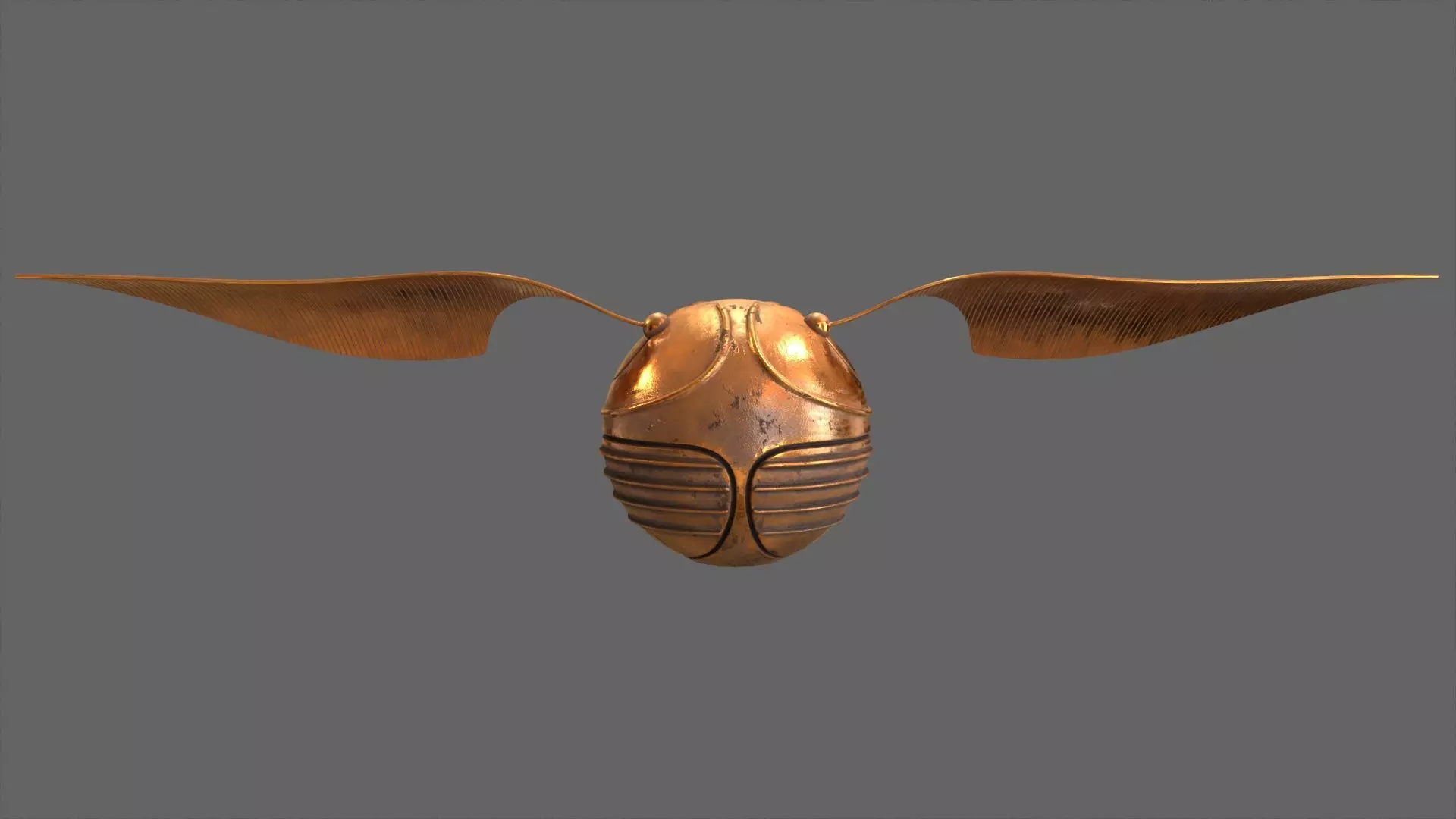 Golden Snitch - Harry Potter 3D model 3D model_0