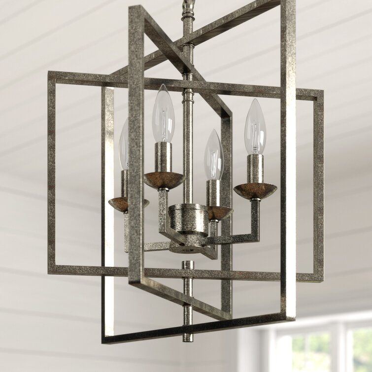 Zoe Light Geometric Chandelier 3D model_5