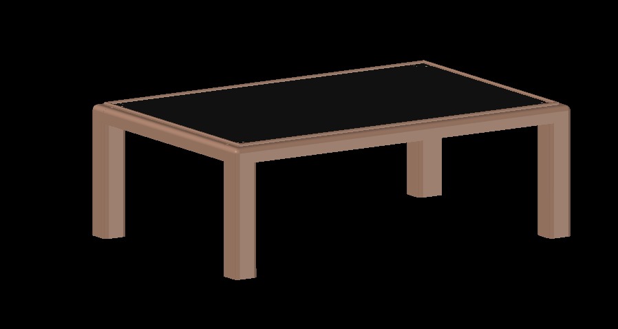 TABLE 3D IN AUTOCAD 3D model_1