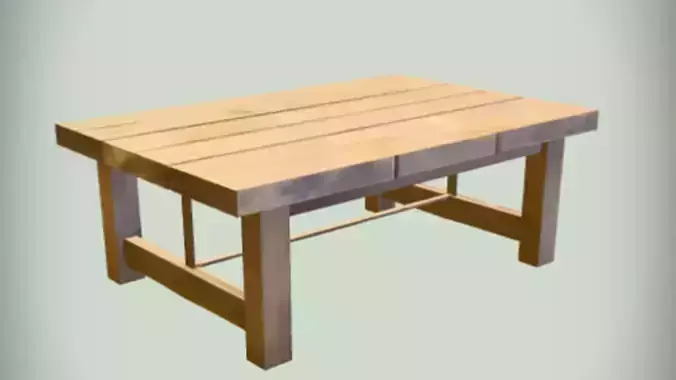 wooden dining table