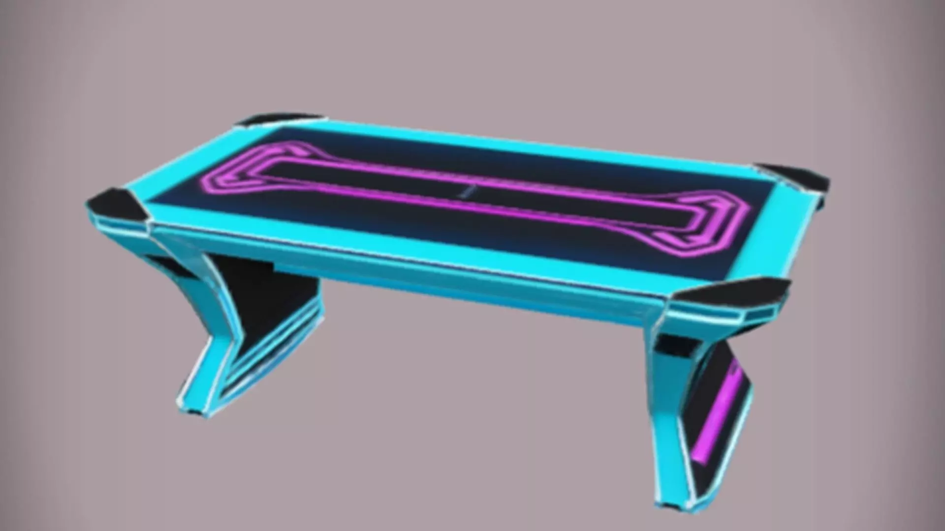 Futuristic gaming table 3D model_0