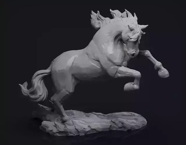 Horse Action 3D print model