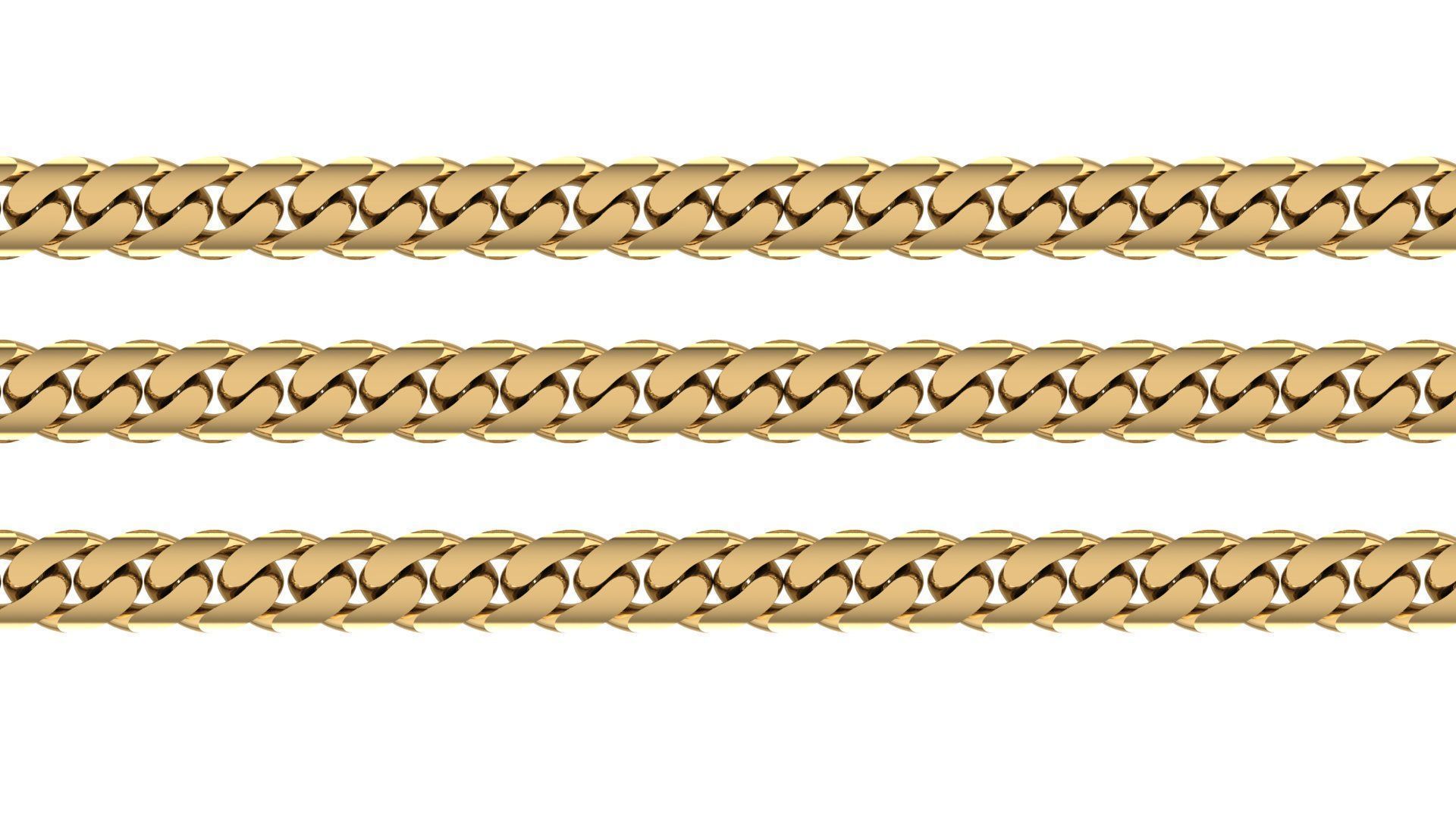 13 MM CUBAN LINK CHAIN FOR BRACELET OR NECKLACE 3D print model_3