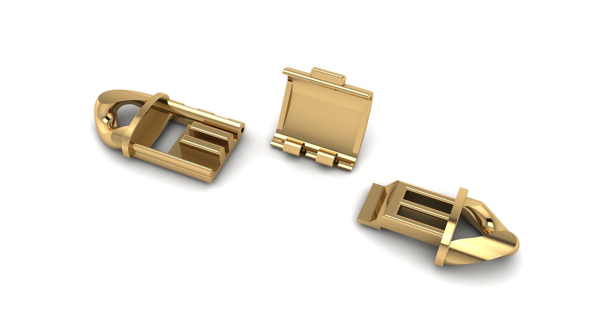 13 MM CUBAN LINK CHAIN FOR BRACELET OR NECKLACE 3D print model_5