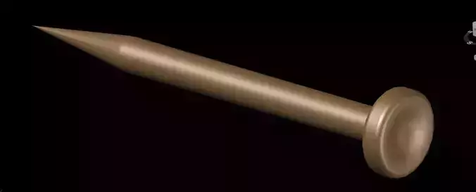 3D nail hardware CREATE IN AUTOCAD