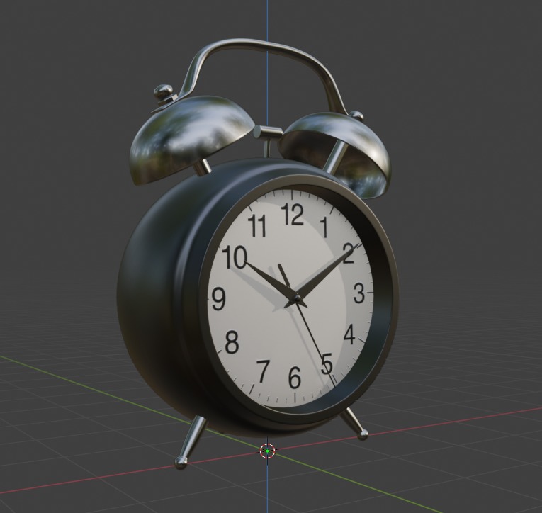 Alarm Clock 3D Model Free 3D model_2