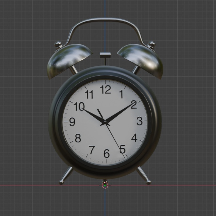 Alarm Clock 3D Model Free 3D model_3