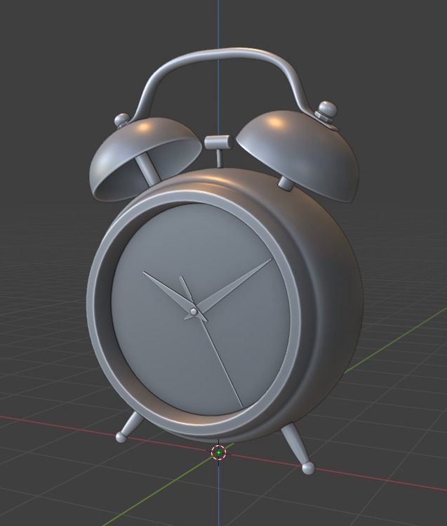 Alarm Clock 3D Model Free 3D model_4