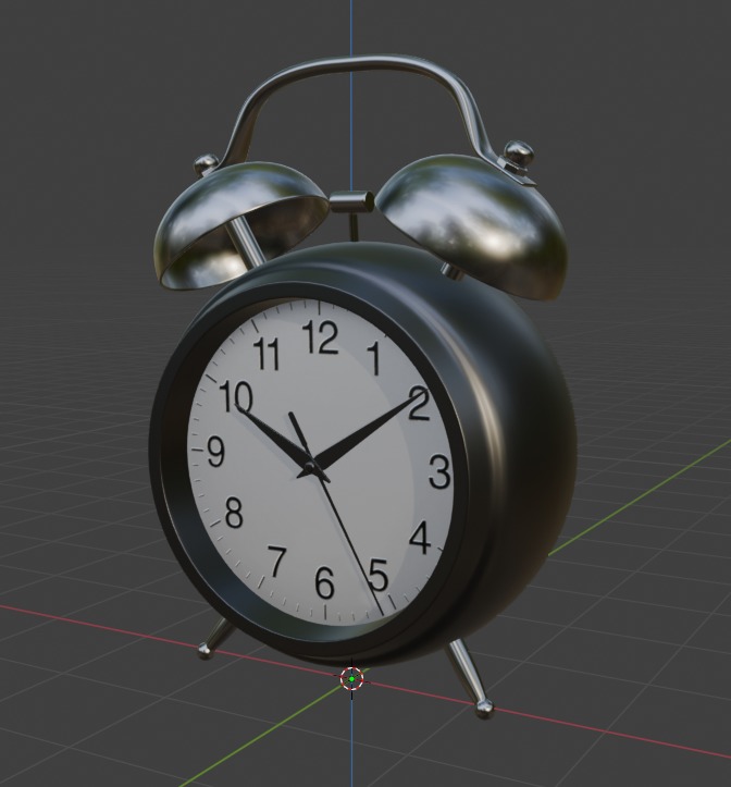 Alarm Clock 3D Model Free 3D model_1
