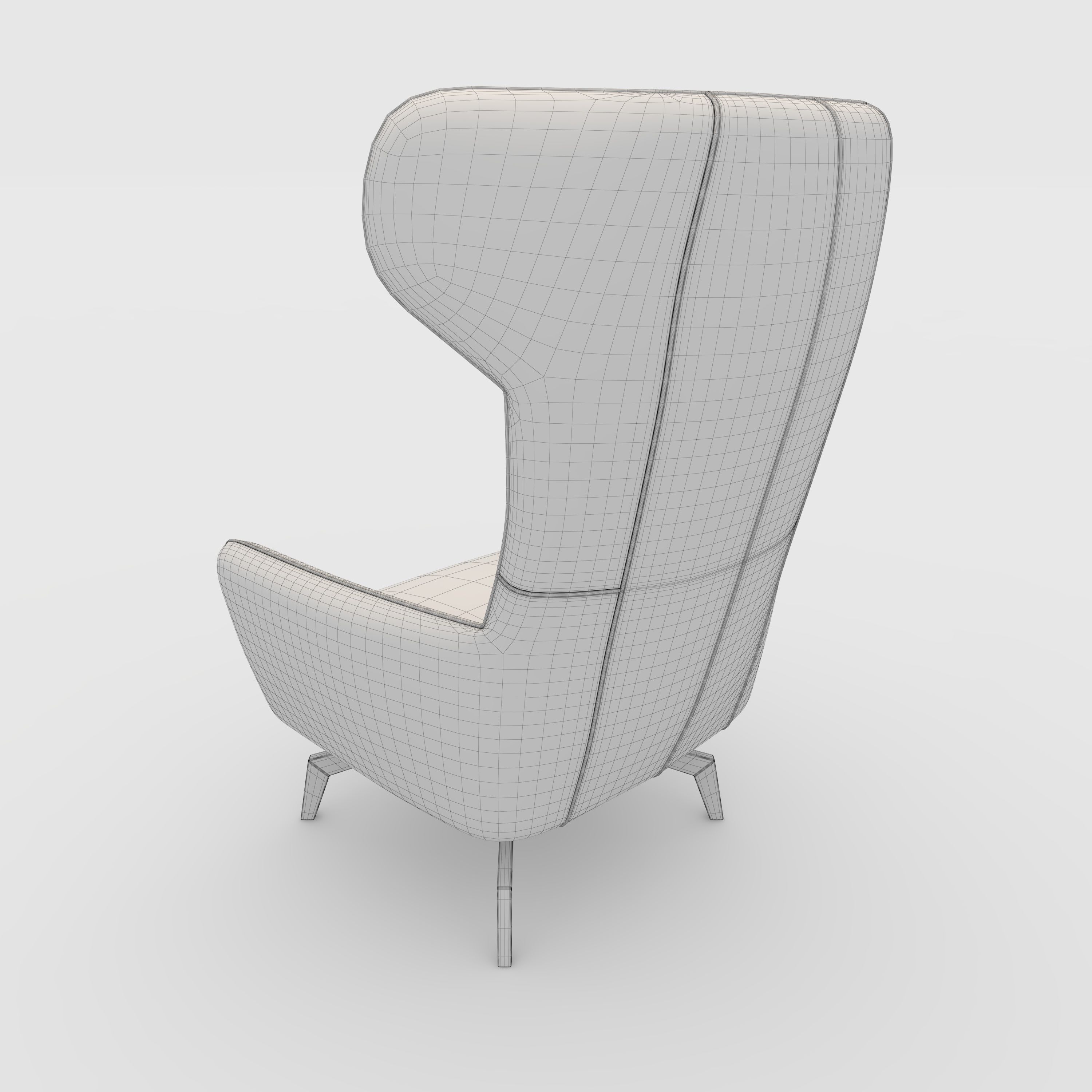 Armchair 37 3D model_7