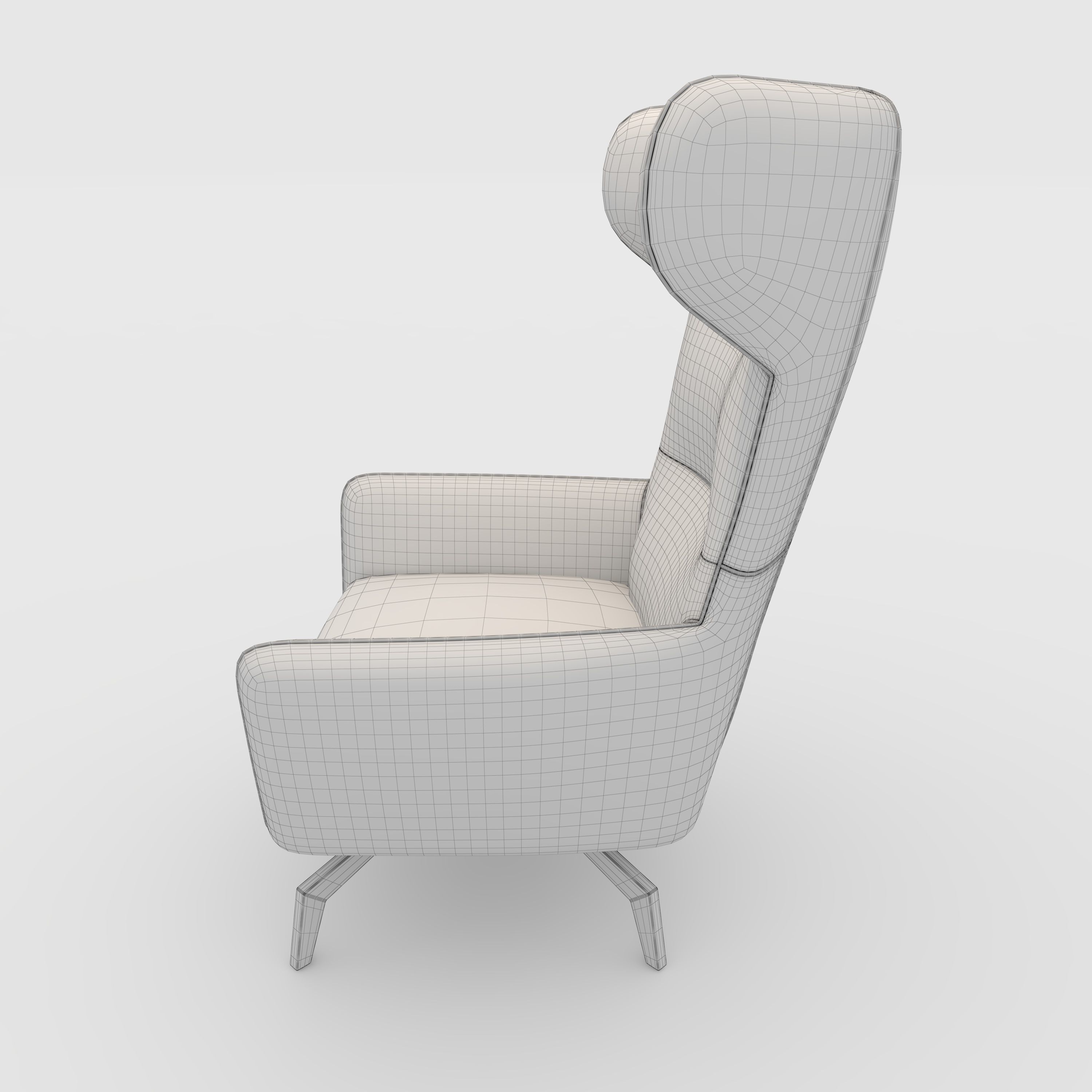 Armchair 37 3D model_5