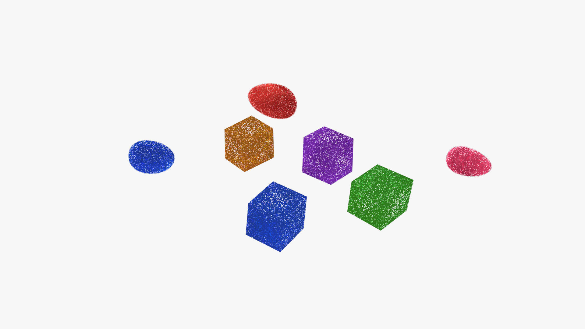 Fruit Jelly Sugar Gummy Candy Beans 3D model_1