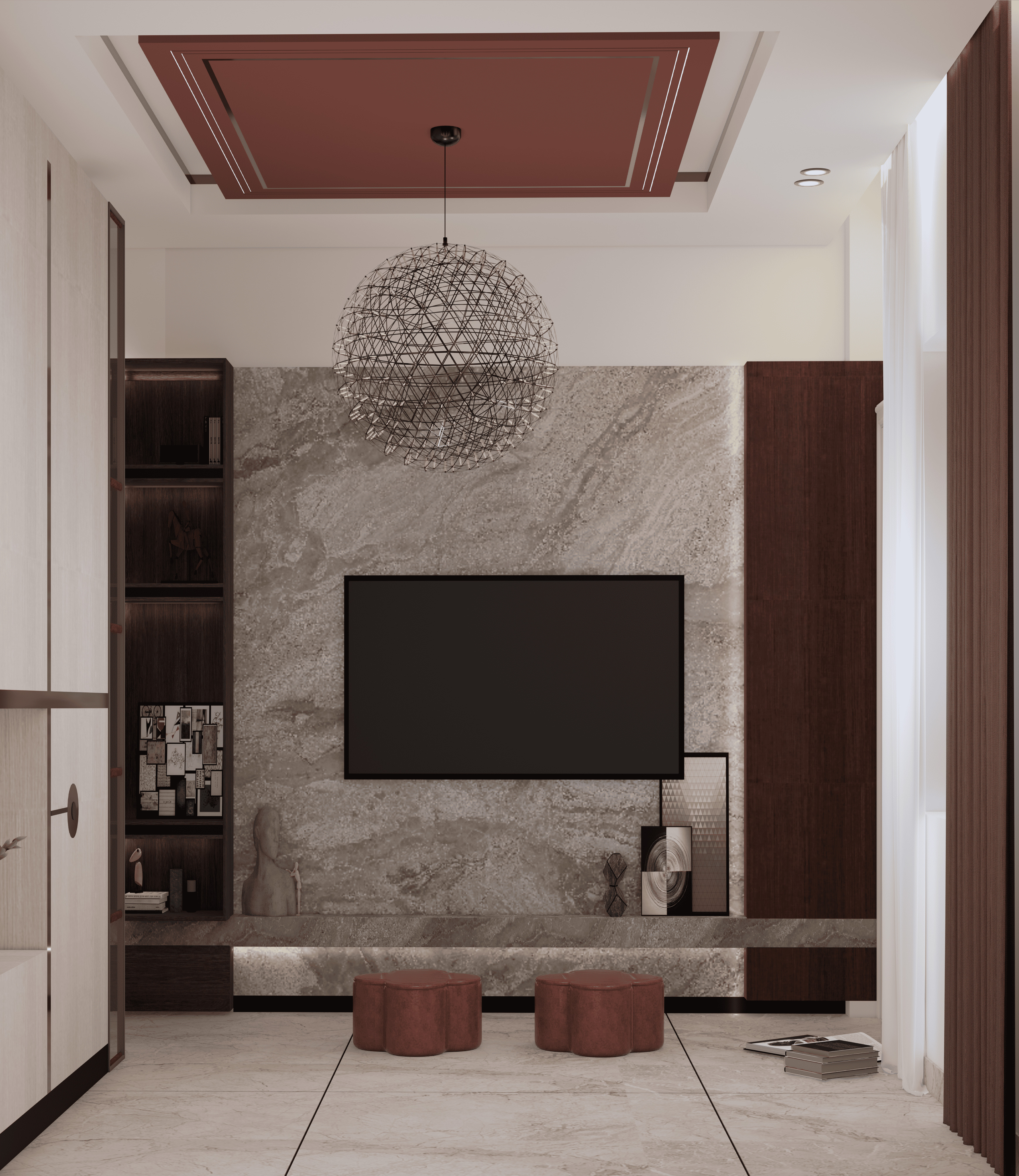 Textural Tapestry with enscape settings - Sketchup File 3D model_4