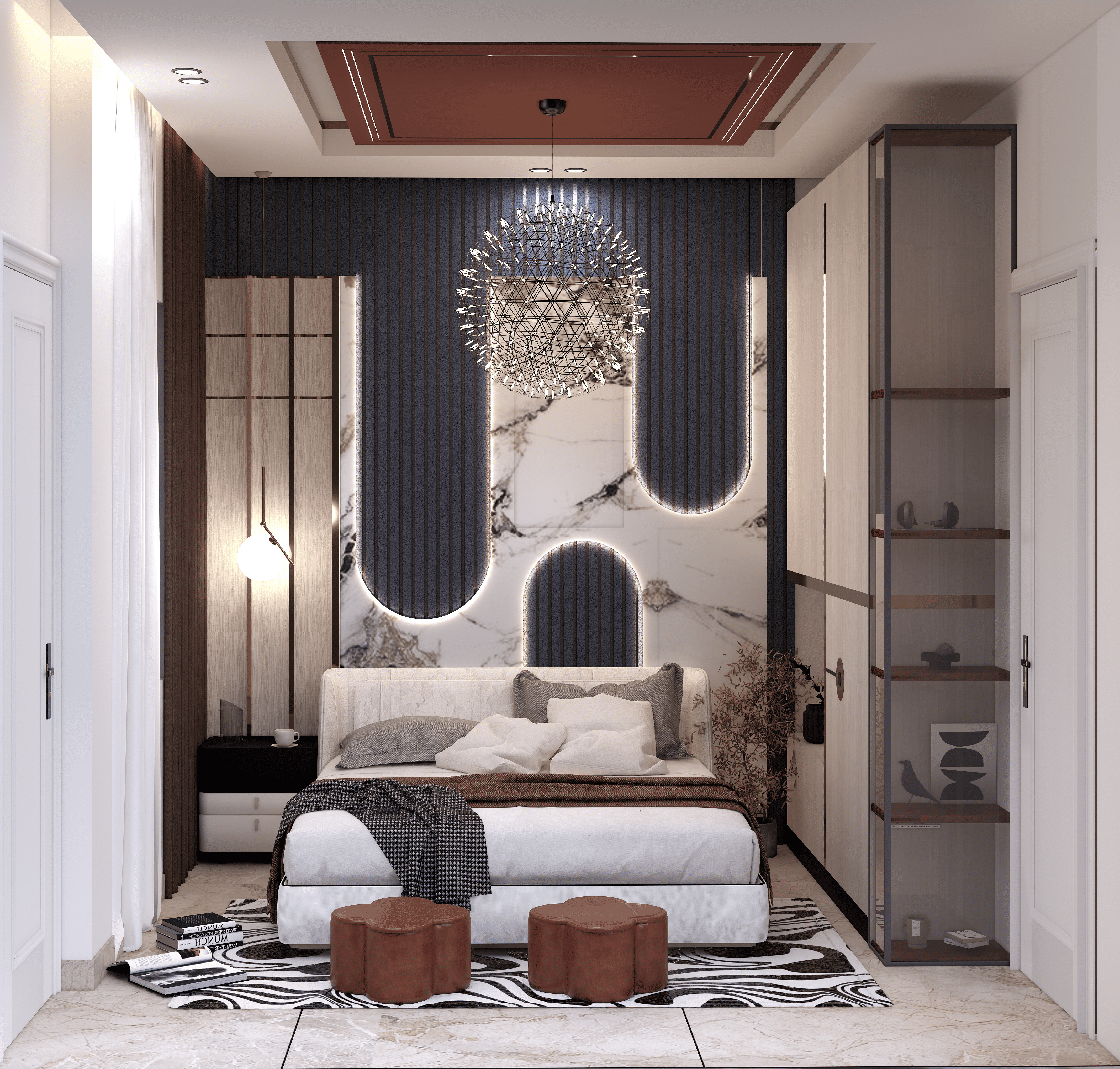 Textural Tapestry with enscape settings - Sketchup File 3D model_1