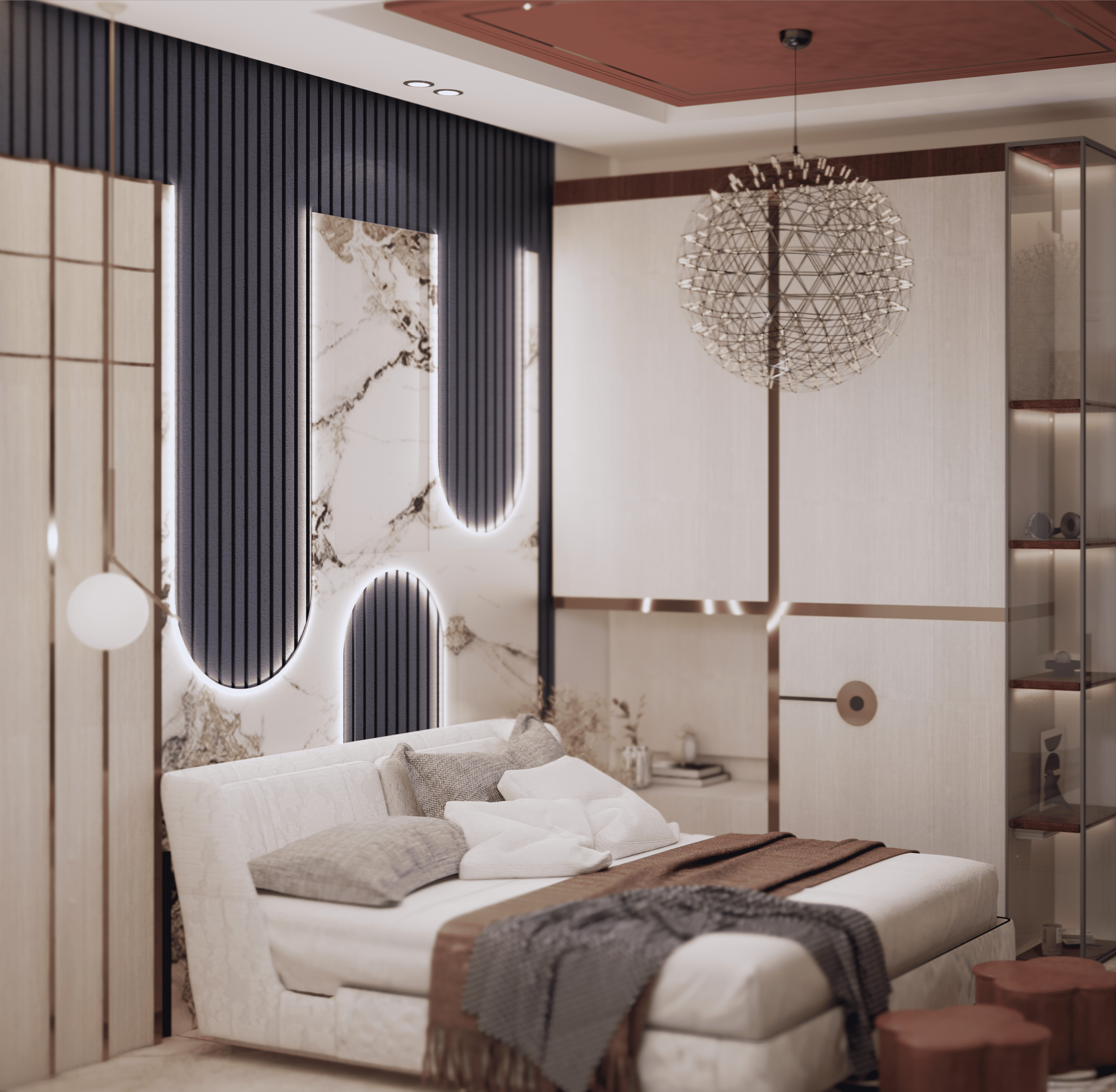 Textural Tapestry with enscape settings - Sketchup File 3D model_6