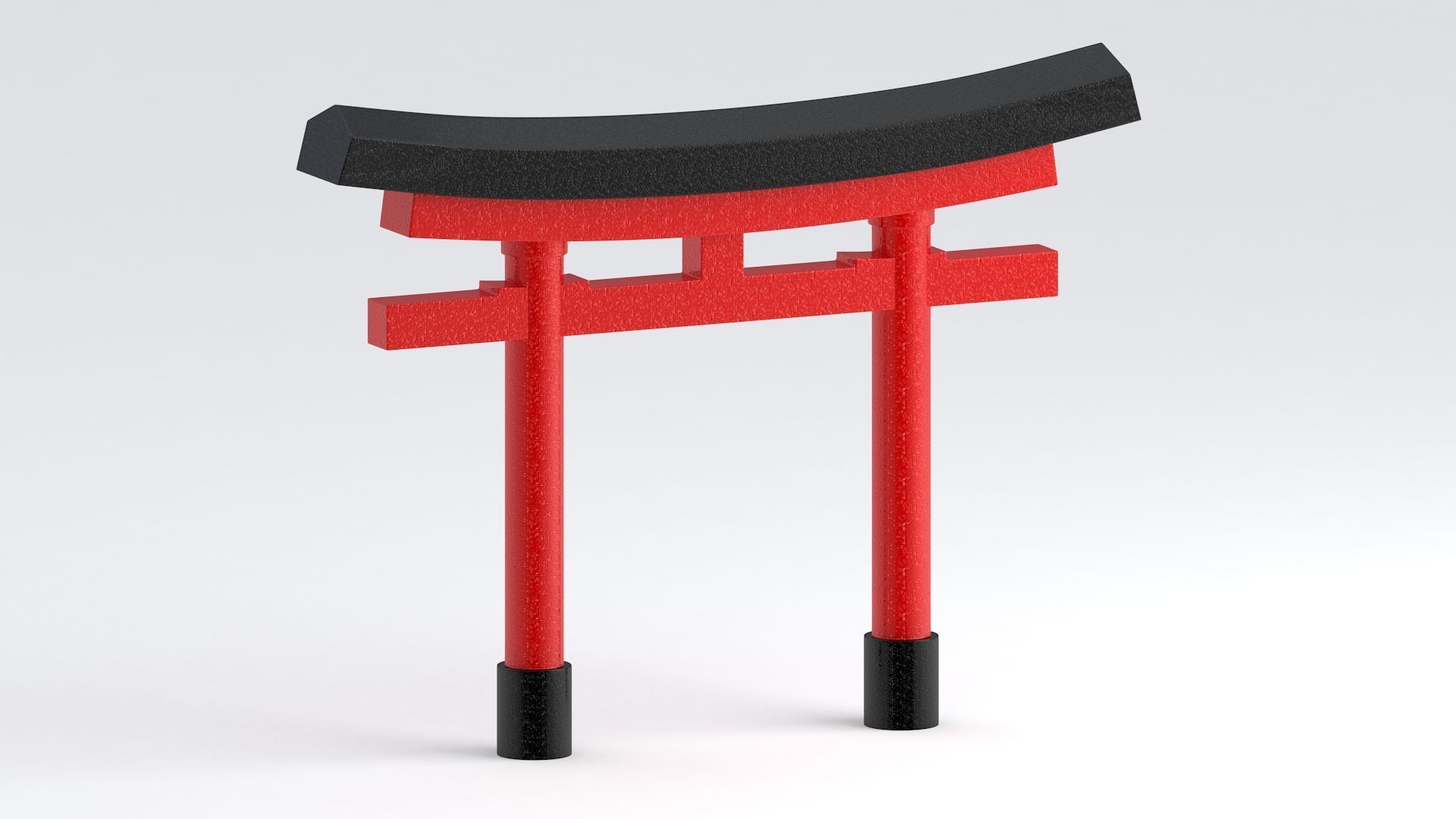 Torii Gate 3D model_1