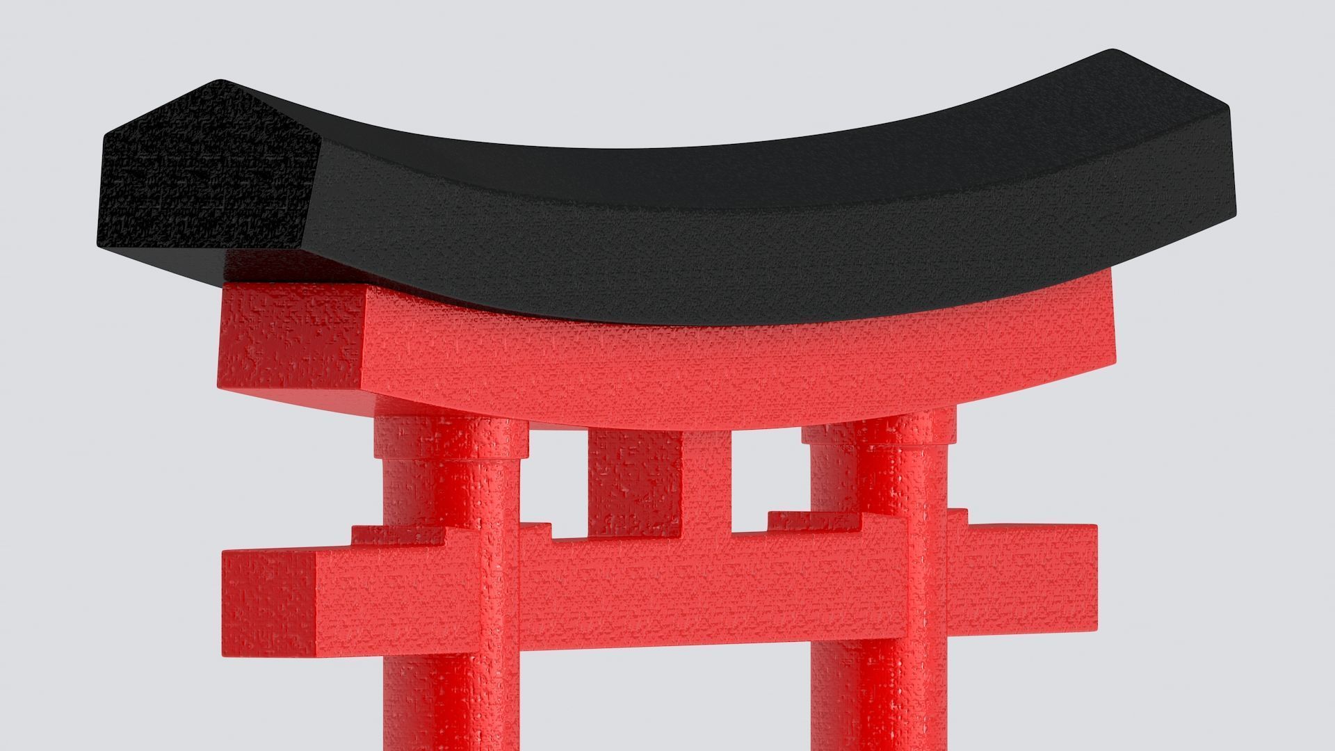 Torii Gate 3D model_6