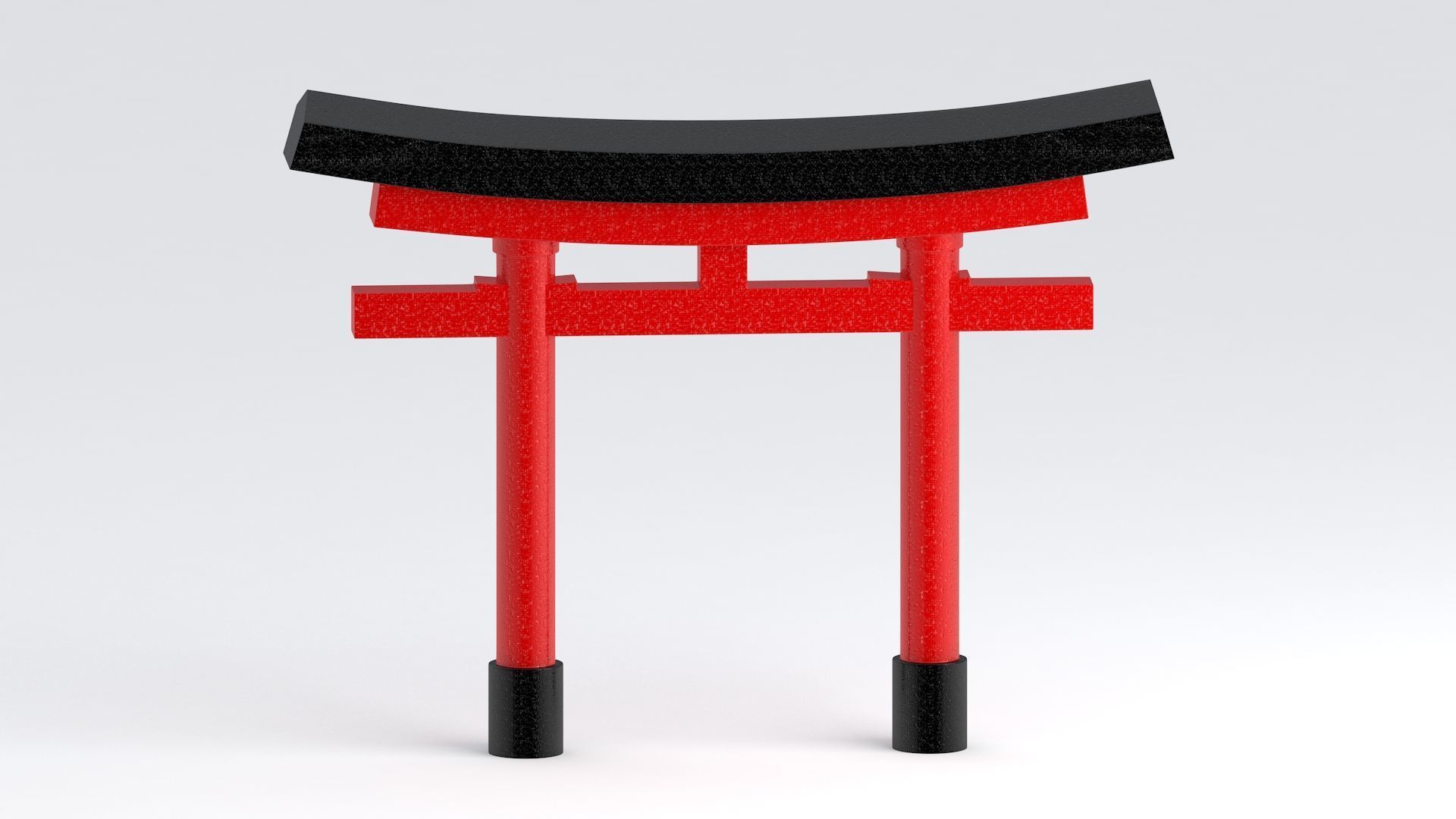 Torii Gate 3D model_2