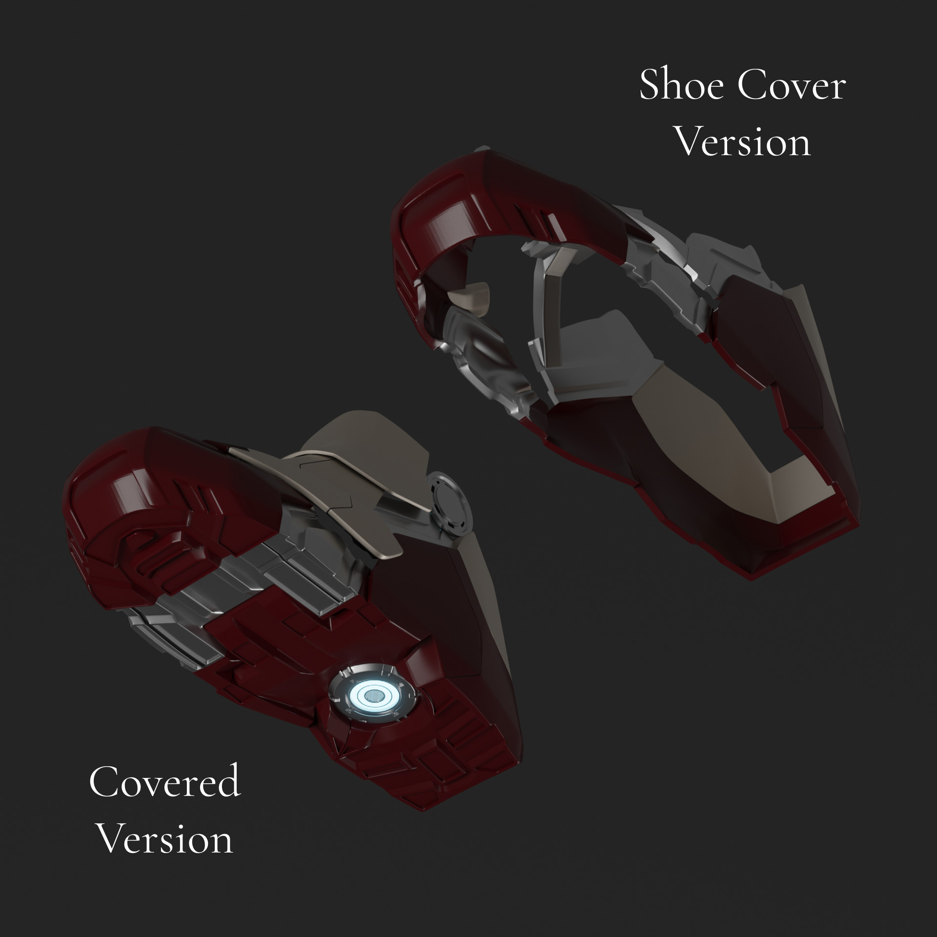 Iron Man Motorized MK 42 and 43 3D Printable Boot 3D print model_9